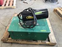 Mr.  Heater 35K BTU Heater and Metal Storage Box with Misc Items