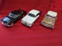 (3) 1:18 Die Cast Collector Cars