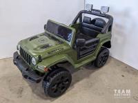 2022 Kids Green Ride-On Jeep