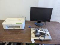 Cannon Printer, Acer 18 Inch Monitor and Laptop