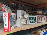 Exit Lights, Directional Light, Maintenance Dryer Kit and Electrical Panel