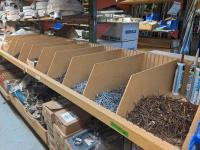 Qty of Misc Nails, Screws, Fencing Staples and Washers