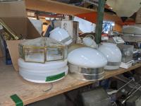 Qty of Light Fixtures, Qty of Hardware and Globe Lights