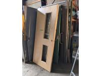 (7) Exterior Doors Wood and Metal