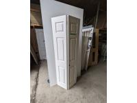 (6) Bi-Fold Closet Doors 79 Inch H X 30 Inch W (15 Inch Folded)