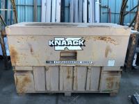 Knaack Model 91 Metal Job Box and 24 Inch X 80 Inch Tin Roof Panel 