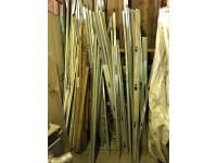 Metal 2 Inch X 4 Inch, 2 Inch X 2 Inch Studs, Various Sized Metal and Wood Trim