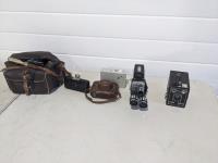 Antique Cameras and Case