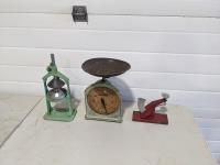 Antique Scales and Press