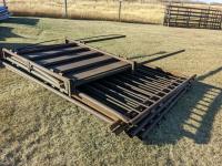 (6) 136 Inch Custom Bison Panels, (1) with 60 Inch Slide Gate