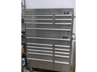 Stainless Steel Roll Cabinet Tool Box - 2 Piece Split