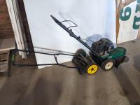 Weed Eater 4 HP Wheeled Trimmer & 14 Inch Yard Works Reel Lawnmower