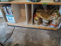 Wood cabinet, Assorted Slings, Power Lanterns, Humidifier