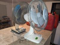 (2) Electric Household Fans