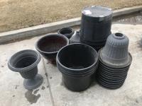 Qty of Assorted Plastic Planters