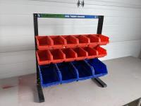 Small Bolt Bin with Magnetic Tool Holder