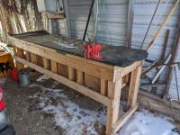 96 Inch Wood Bench