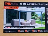 TMG Industrial LPC10 10 Ft X 10 Ft Aluminum Patio Cover