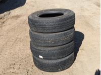 (4) ST205/75R14 Power King Trailer Tires 
