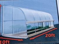 10 Ft X 20 Ft Lean-to Greenhouse Grow Tent