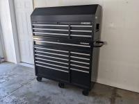 Husky 18 Drawer Rolling Two Part Tool Box