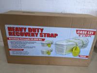 (2) 6 Inch X 30 Ft Recovery Straps