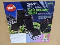 (2) Zero Gravity Patio Chairs