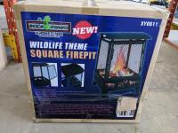 Wildlife Themed Square Firepit 