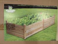 Raised Wooded Garden Planter Box 