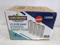 (4) Rolls of Stretch Wrap Film