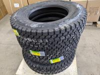 (4) Grizzly 11R24.5 Tires 