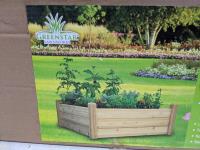 Raised Wooden Garden Planter Box 