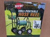 300 Ft Portable Garden Hose Reel