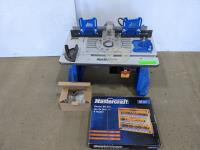 Mastercraft Router Table and Router Bit Set