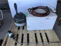 Chemical Tank, Shop Vac and Flame Ignitor