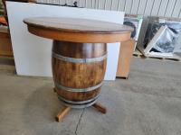 Wine Barrel Table 