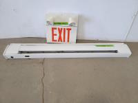 Commercial Exit Sign and Baseboard Heater