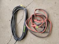 20 Ft Booster Cables and 50 Ft Extension Cord