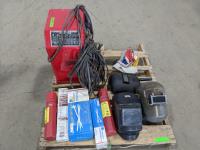Lincoln Ac/DC Electric Arc Welder and Accessories