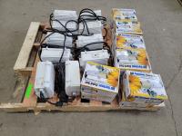 (10) Par Source 1000 W Ballasts and (12) Boxes of Hydrofarm All System Cord Set