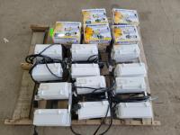 (12) Par Source 1000 W Ballasts and (10) Boxes of Hydrofarm All System Cord Set