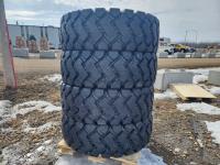 (4) Grizzly E-3/L-3 20.5x25 Tires