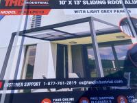 TMG Industrial TMG-LPC13 10 Ft X 13 Ft Sliding Roof Aluminum Patio Cover
