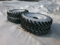 (4) Michelin VF 380/90R46 Inch Tires w/ Rims