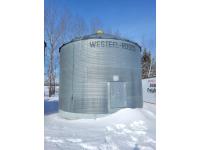 Westeel Rosco 3750 ± bu 19 Ft 5 Ring Flat Bottom Grain Bin