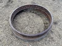 (2) 4 Ft Vintage Tractor Rims