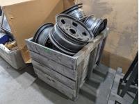 Crate of Steel Wheels