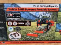 TMG Industrial TMG-PSM26 2 Inch Portable Sawmill