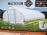 TMG Industrial TMG-GH1230 12 Ft X 30 Ft Tunnel Greenhouse Grow Tent