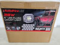 (50) Solidfire 39W 5 Inch LED Flush Mount Lighs